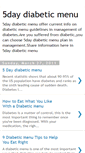 Mobile Screenshot of 5daydiabeticmenu.blogspot.com