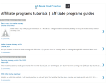 Tablet Screenshot of affiliateprogramsguides.blogspot.com