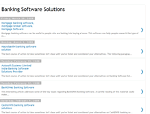 Tablet Screenshot of bankingsoftwaresolutions.blogspot.com