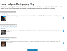Tablet Screenshot of larryhodgson.blogspot.com