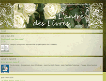 Tablet Screenshot of antredeslivres.blogspot.com