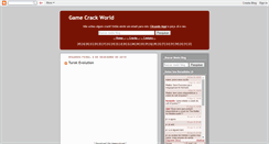 Desktop Screenshot of gamecrackworld.blogspot.com