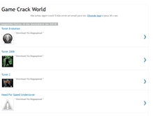 Tablet Screenshot of gamecrackworld.blogspot.com
