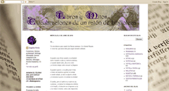 Desktop Screenshot of librosymitos.blogspot.com