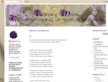 Tablet Screenshot of librosymitos.blogspot.com