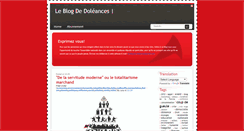 Desktop Screenshot of le-blog-de-doleances.blogspot.com