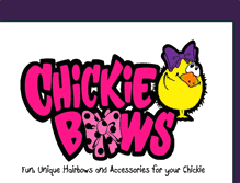 Tablet Screenshot of chickiebows.blogspot.com