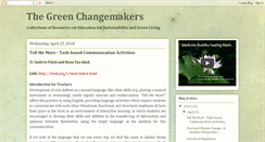 Desktop Screenshot of green-changemakers.blogspot.com