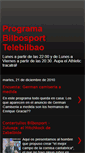 Mobile Screenshot of bilbosport-telebilbao.blogspot.com