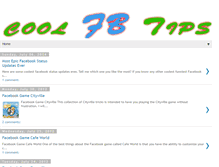 Tablet Screenshot of coolfacebooktips.blogspot.com