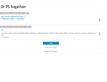 Tablet Screenshot of drsugathan.blogspot.com