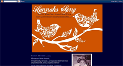 Desktop Screenshot of hannahssong6.blogspot.com