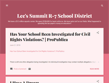Tablet Screenshot of leessummitr-7schooldistrict.blogspot.com