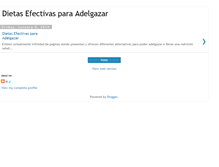 Tablet Screenshot of dietasefectivasparaadelgazar.blogspot.com