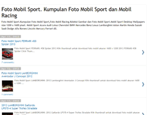 Tablet Screenshot of fotomobilsport.blogspot.com