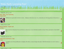 Tablet Screenshot of makeearlylearningfun.blogspot.com