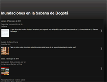 Tablet Screenshot of inundacionenlasabana.blogspot.com