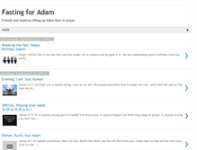 Tablet Screenshot of fasting-for-adam.blogspot.com