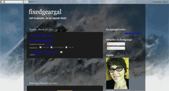 Desktop Screenshot of fixedgeargal.blogspot.com