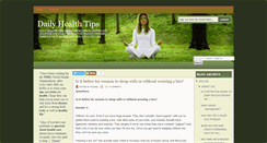 Desktop Screenshot of dailyhealthy.blogspot.com