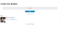 Tablet Screenshot of insidethebubble-insidethebubble.blogspot.com