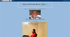 Desktop Screenshot of notenoughrealmen.blogspot.com