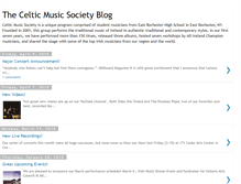 Tablet Screenshot of celticmusicsociety.blogspot.com