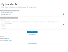 Tablet Screenshot of physics4schools.blogspot.com