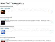 Tablet Screenshot of greypevine.blogspot.com