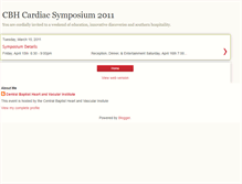 Tablet Screenshot of cbhcardiacsymposium2011.blogspot.com
