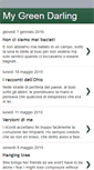 Mobile Screenshot of mygreendarling.blogspot.com