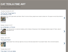 Tablet Screenshot of catteslafineart.blogspot.com