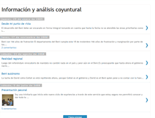 Tablet Screenshot of informacionyanalisis.blogspot.com