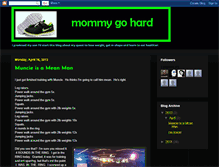 Tablet Screenshot of mommygohard.blogspot.com