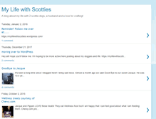 Tablet Screenshot of mylifewithscotties.blogspot.com