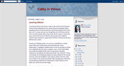 Desktop Screenshot of cathyinvilnius.blogspot.com