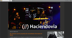 Desktop Screenshot of haciendovia.blogspot.com