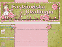 Tablet Screenshot of fashionistachallenge.blogspot.com