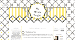 Desktop Screenshot of mymommythoughts.blogspot.com