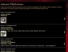 Tablet Screenshot of jabonesvillafortuna.blogspot.com