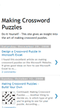 Mobile Screenshot of makingcrosswordpuzzles.blogspot.com