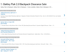 Tablet Screenshot of oakleyflak20backpackclearancesale.blogspot.com