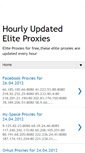 Mobile Screenshot of hourlyupdatedeliteproxies.blogspot.com