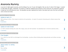 Tablet Screenshot of anorexiamummy.blogspot.com