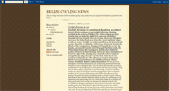 Desktop Screenshot of belizecyclingnews.blogspot.com