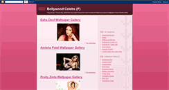 Desktop Screenshot of bollywoodbeauties.blogspot.com