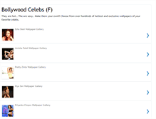 Tablet Screenshot of bollywoodbeauties.blogspot.com