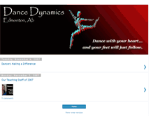 Tablet Screenshot of dance-dynamics.blogspot.com