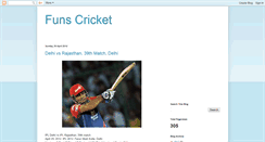 Desktop Screenshot of funscricket.blogspot.com