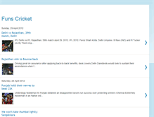 Tablet Screenshot of funscricket.blogspot.com